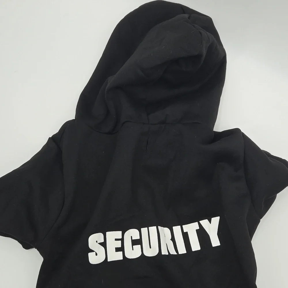 Security Black Dog Hoodie NWT